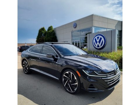 Deep Black Pearl Volkswagen Arteon SEL Premium R-Line 4Motion.  Click to enlarge.