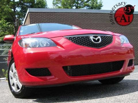 Velocity Red Mica Mazda MAZDA3 i Sedan.  Click to enlarge.