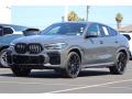 Front 3/4 View of 2022 BMW X6 M50i #10