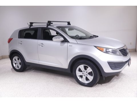 Bright Silver Kia Sportage LX AWD.  Click to enlarge.