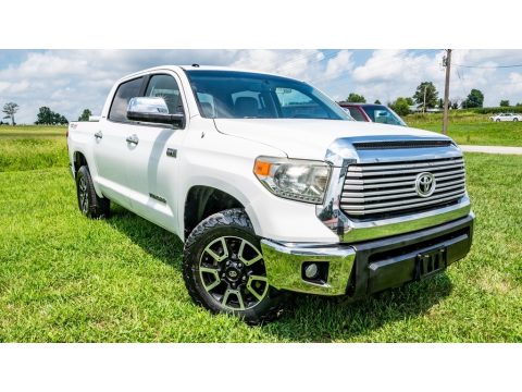 Super White Toyota Tundra Limited Crewmax 4x4.  Click to enlarge.