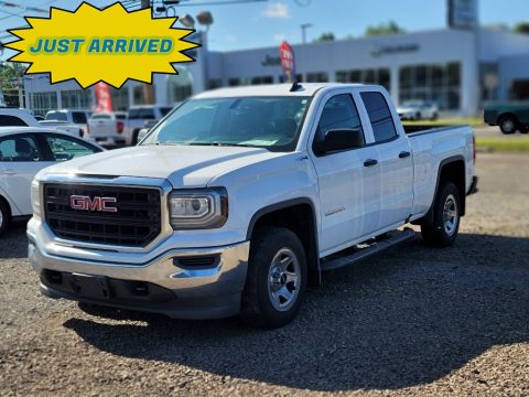 Summit White GMC Sierra 1500 Double Cab 4WD.  Click to enlarge.