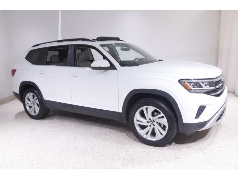 Pure White Volkswagen Atlas SE Technology 4Motion.  Click to enlarge.