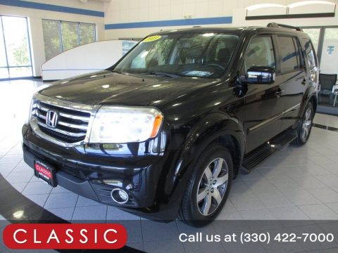 Crystal Black Pearl Honda Pilot Touring 4WD.  Click to enlarge.