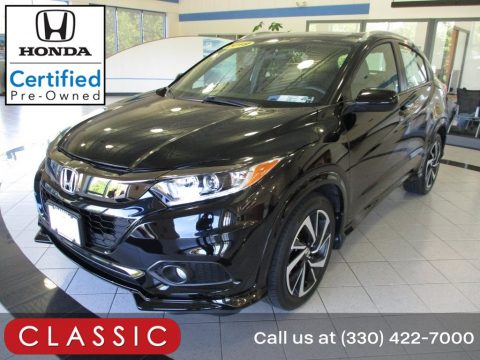Crystal Black Pearl Honda HR-V Sport AWD. Click to enlarge. Crystal Black Pearl Honda HR-V Sport AWD. Click to enlarge.