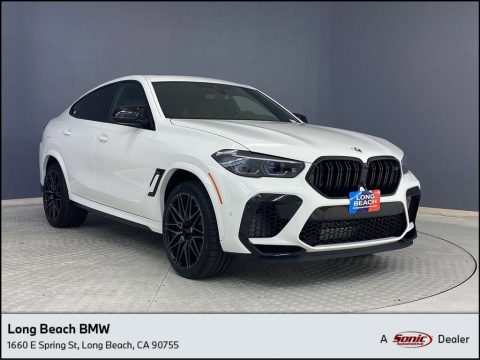 Alpine White BMW X6 M Competition.  Click to enlarge.