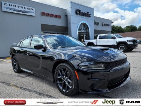 Pitch Black Dodge Charger R/T Blacktop.  Click to enlarge.