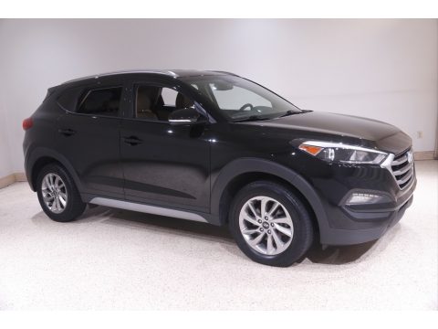 Black Noir Pearl Hyundai Tucson SEL.  Click to enlarge.