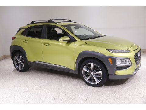Lime Twist Hyundai Kona Limited AWD.  Click to enlarge.