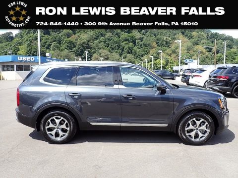 Gravity Grey Kia Telluride EX AWD.  Click to enlarge.