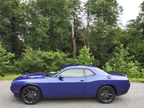 Indigo Blue Dodge Challenger SXT Blacktop.  Click to enlarge.