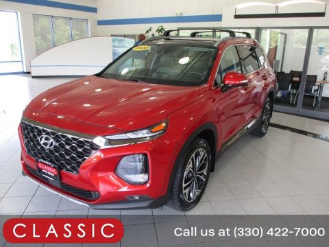 Lava Orange Hyundai Santa Fe Limited 2.0 AWD.  Click to enlarge.
