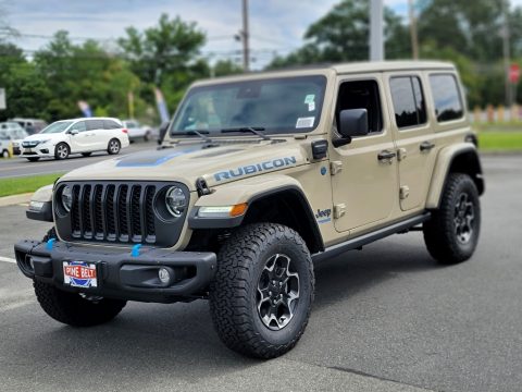 Limited Edition Gobi Jeep Wrangler Unlimited Rubicon 4XE Hybrid.  Click to enlarge.