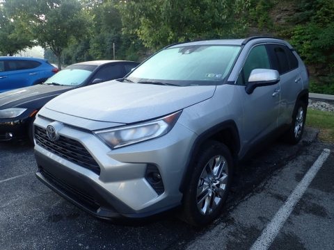 Silver Sky Metallic Toyota RAV4 XLE Premium AWD.  Click to enlarge.