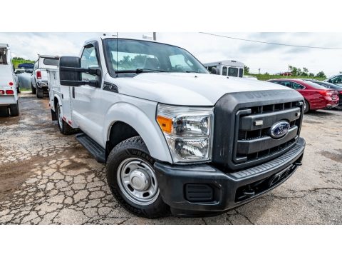 Oxford White Ford F250 Super Duty XL Regular Cab Chassis.  Click to enlarge.