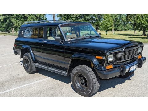 Classic Black Jeep Cherokee Chief 4x4.  Click to enlarge.