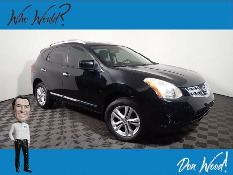 Super Black Nissan Rogue SV AWD.  Click to enlarge.