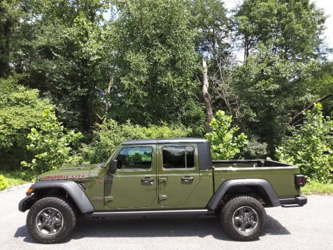 Sarge Green Jeep Gladiator Rubicon 4x4.  Click to enlarge.