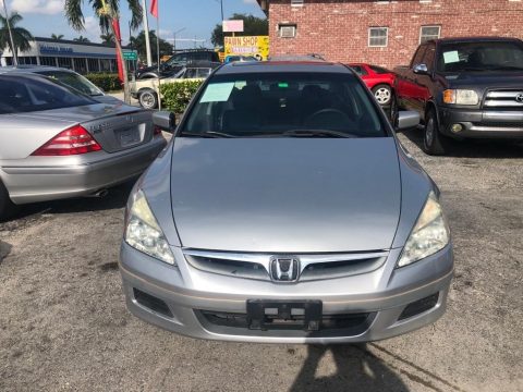 Alabaster Silver Metallic Honda Accord EX Sedan.  Click to enlarge.