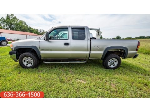 Pewter Metallic GMC Sierra 2500HD SLE Extended Cab.  Click to enlarge.