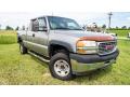Front 3/4 View of 2001 GMC Sierra 2500HD SLE Extended Cab #6