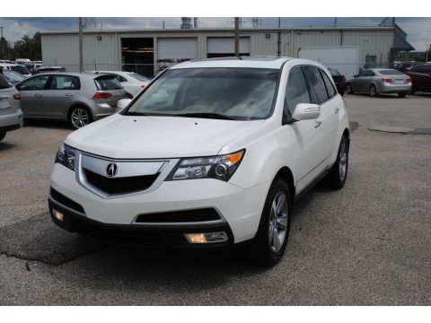 Aspen White Pearl II Acura MDX SH-AWD Technology.  Click to enlarge.