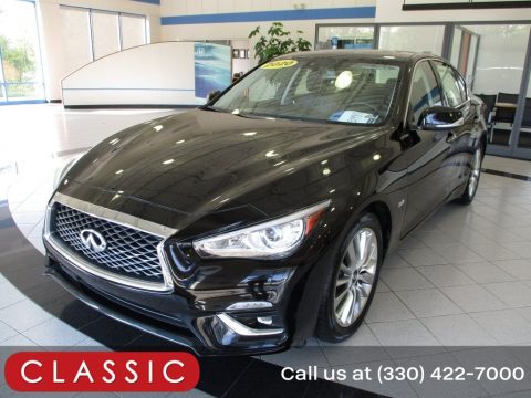 Black Obsidian Infiniti Q50 3.0t Luxe AWD.  Click to enlarge.