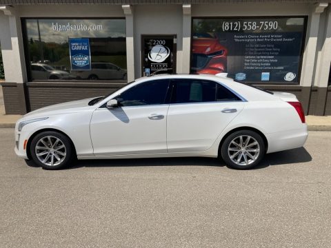 Crystal White Tricoat Cadillac CTS 3.6 Luxury Sedan.  Click to enlarge.