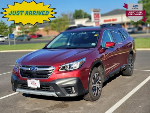 Crimson Red Pearl Subaru Outback 2.5i Limited.  Click to enlarge.