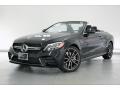 Front 3/4 View of 2019 Mercedes-Benz C 43 AMG 4Matic Cabriolet #12