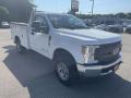 Front 3/4 View of 2018 Ford F350 Super Duty XL Regular Cab 4x4 Chassis #4