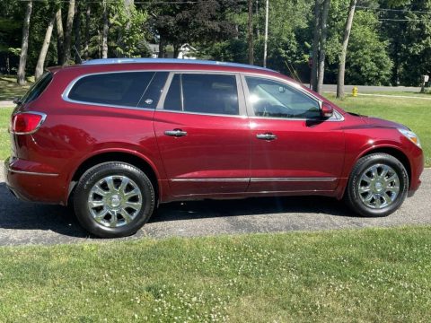 Crimson Red Tintcoat Buick Enclave Leather.  Click to enlarge.
