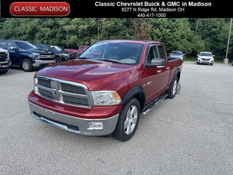 Inferno Red Crystal Pearl Dodge Ram 1500 SLT Quad Cab 4x4.  Click to enlarge.