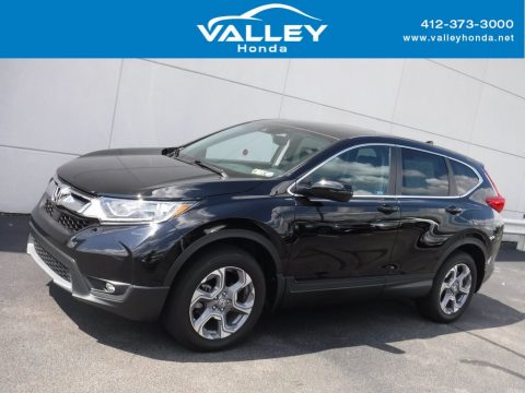 Crystal Black Pearl Honda CR-V EX-L AWD.  Click to enlarge.