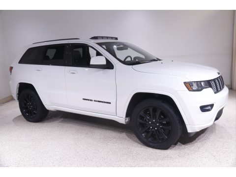 Bright White Jeep Grand Cherokee Altitude 4x4.  Click to enlarge.