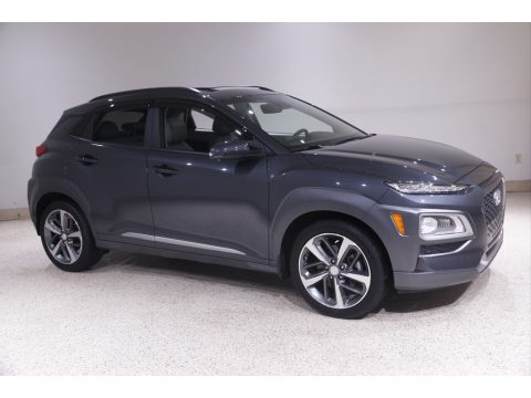 Thunder Gray Hyundai Kona Limited AWD.  Click to enlarge.