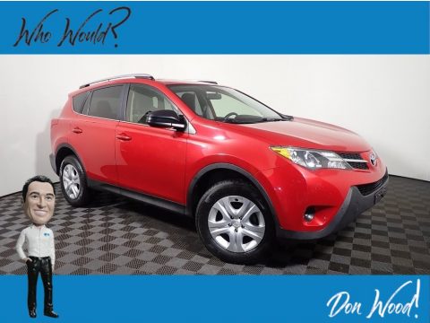 Barcelona Red Metallic Toyota RAV4 LE.  Click to enlarge.