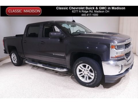 Tungsten Metallic Chevrolet Silverado 1500 LT Crew Cab 4x4.  Click to enlarge.