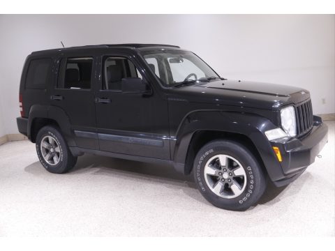 Brilliant Black Crystal Pearl Jeep Liberty Sport 4x4.  Click to enlarge.