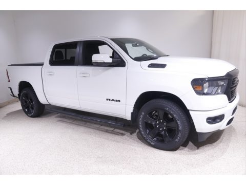 Bright White Ram 1500 Big Horn Crew Cab 4x4.  Click to enlarge.