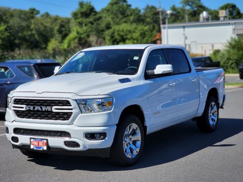 Bright White Ram 1500 Big Horn Crew Cab 4x4.  Click to enlarge.