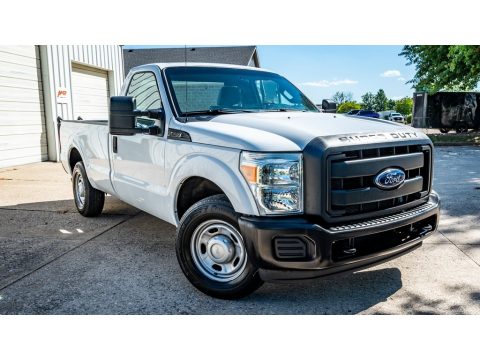 Oxford White Ford F250 Super Duty XLT Regular Cab.  Click to enlarge.