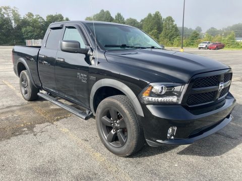 Diamond Black Crystal Pearl Ram 1500 Classic Warlock Quad Cab 4x4.  Click to enlarge.