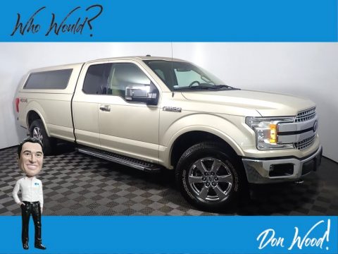 White Gold Ford F150 Lariat SuperCab 4x4.  Click to enlarge.