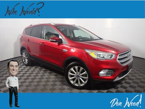 Ruby Red Ford Escape Titanium 4WD.  Click to enlarge.