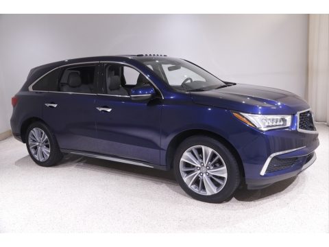 Fathom Blue Pearl Acura MDX Technology SH-AWD.  Click to enlarge.