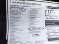  2022 Dodge Durango R/T Blacktop AWD Window Sticker #32