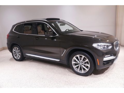 Dark Olive Metallic BMW X3 xDrive30i.  Click to enlarge.