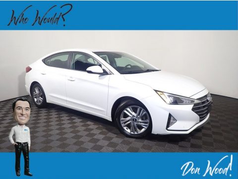 Quartz White Pearl Hyundai Elantra SEL.  Click to enlarge.