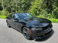 Front 3/4 View of 2022 Dodge Charger SXT Blacktop #4